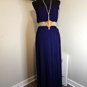Royal Blue Maxi Summer Dress